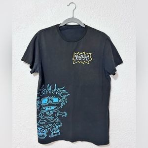 Rugrats 1991 short sleeve shirt gray size medium